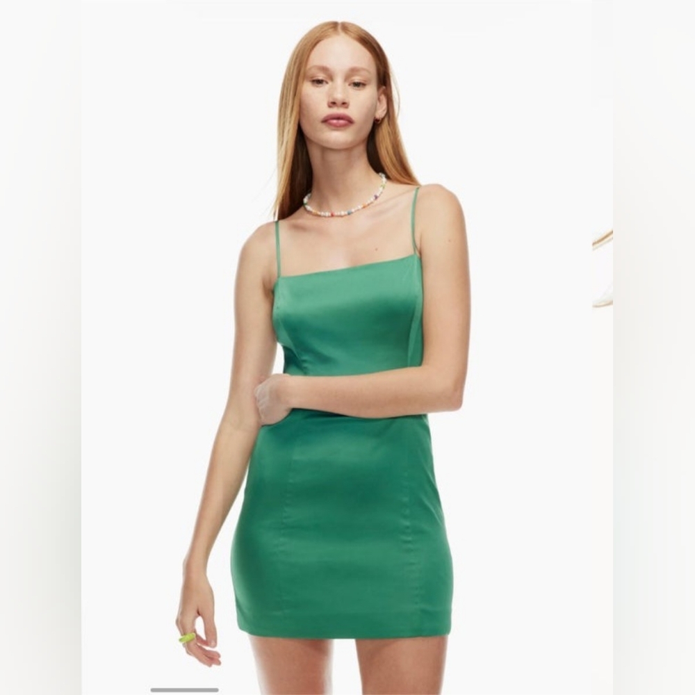 the silk mini dress